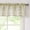 Beige, variant on Decoultimatex Beige-White Valance Curtains for Windows Print Blossom Sunlight Filtering Window Panels for Cafe Natural Themed Valance Drapes 1 Panel 54”W x 15" L