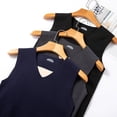 thumbnail image 4 of Haut de sous-Vêtement Thermique en Molleton Chaud Réversible Sans Coutures pour Homme d'Hiver, 4 of 9