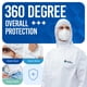 thumbnail image 2 of Bata de protección médica desechable Medtecs Hazmat Suit, 2 of 6