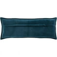 thumbnail image 3 of Surya Cotton Velvet CV-032 12 x 30" Lumbar Cotton Pillow Kit in Deep Teal Blue, 3 of 3