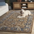 thumbnail image 3 of Safavieh Heritage Phipp Oriental Wool Area Rug, Camel/Blue, 8' x 10', 3 of 12
