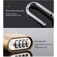 thumbnail image 2 of Coded Lock Replacement Waterproof Anti-rust Password Portable Household Door Cabinet Gate Warehouse Padlock Locking Tool Short Blue, 2 of 9