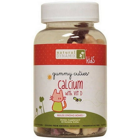 Natural Dynamix Gummy Cuties Kids Vitamin D, 60 CT