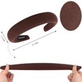 thumbnail image 3 of 5PCS Padded Headbands for Women,Wide Plain Turban Headband Fashion Hair Bands Headwear Barrette Styling Tools Accessories, 3 of 7
