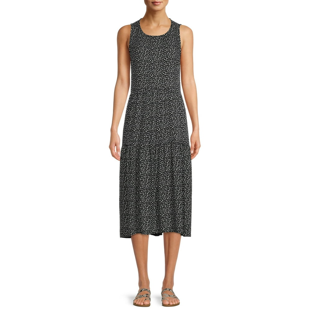 time and tru button front maxi