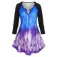 thumbnail image 1 of Camiseta Talla Extra Manga Larga Cachemir Teñido Rosegal Mangas largas de talla grande, 1 of 5