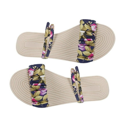 

FAVIPT Summer Sandals for Women 2023 Clearance Sandals for Women 2023 Summer Women s Shoes Casual Women s Sandals Floral Beach Flat Sandals Womens Sandals Dressy Summer Casual