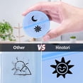 thumbnail image 4 of Zootealy Capsules Box Container 7 Seperate Boxes with Date And Sun/Moon Marks Label 7 Days Capsules Organizer Pocket Size Handy Portable, 4 of 8