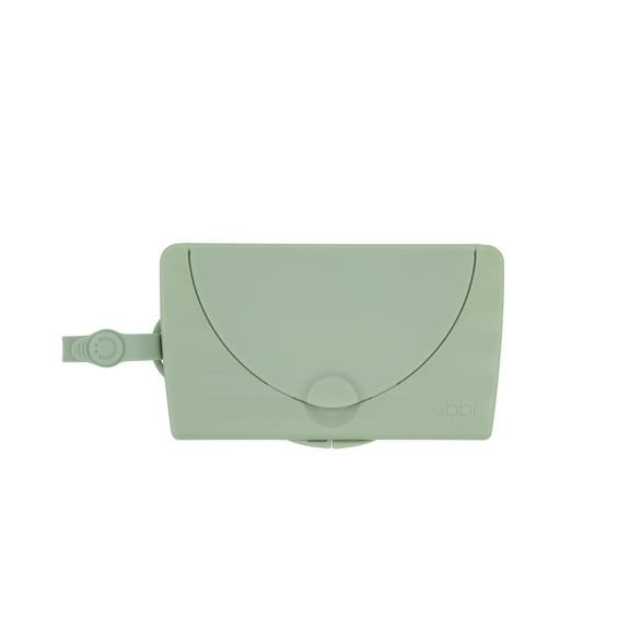 Ubbi On-The-Go Baby Wipes Dispenser, Portable Container for Travel, Must Have for Newborns, Reusable Wipes Holder, Sage, Count per pack 1