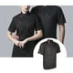 thumbnail image 5 of Chaqueta de manga corta, uniforme de transpirable y ligero para cocinar, servicio de comidas, cocina, hotel, hombres XXXL Sunnimix Uniforme de chaqueta de chef, 5 of 8