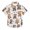 Cartoon Bears and Leaf, variant on Small Short Sleeve Button Down Shirts Cartoon Happy Animal Face Casual Shirt 3-10 Years