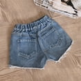 thumbnail image 5 of Jeans Shorts for Girls Straight Leg Ripped Jean Shorts Girls Summer Clothes Kids Shorts Girls 11-12 Years, 5 of 5