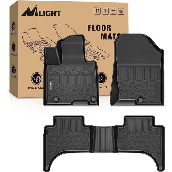 Nilight Floor Mats for Hyundai Santa Cruz 2022 2023 2024 2025 All Weather Custom Fit Heavy Duty Floor Liners