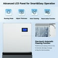 thumbnail image 2 of Coolski Commercial Ice Machine 350Lbs/Day, 22'' Wide Ice Maker with 300lbs Large Storage Bin, Industrial Ice Machine for Restaurants/Bars/Hotels, Ice Ready in 5-15 min, Stainless Steel, 2 of 8