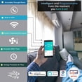 thumbnail image 4 of Pioneer Quantum Hyperformance 9,000 BTU 25 SEER2 230V High-Wall Ductless Energy-Star Mini-Split Air Conditioner Inverter Hyper Heat Pump Full Set, 4 of 8