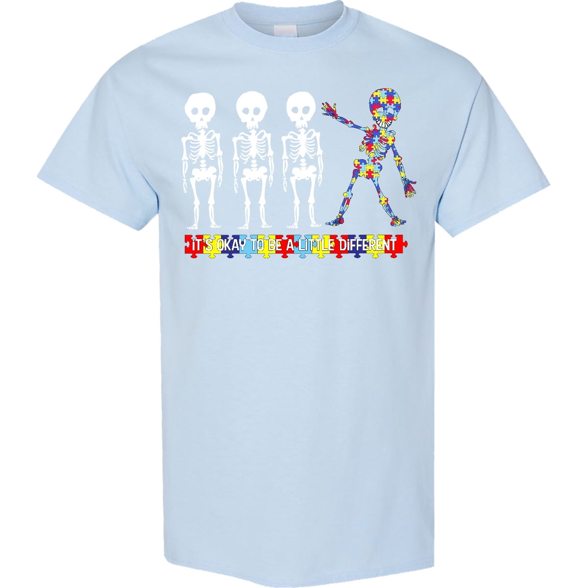 Inktastic It's Okay to Be a Little Different Autism Awareness T-Shirt