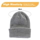 thumbnail image 2 of Gorro de invierno clásico para hombre, cálido, de punto acrílico, con puños, para uso diario, 2 of 7