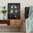 thumbnail image 5 of Qisvanset 12x16 Inch Framed Canvas Wall Art Meadow Sleeping Fox Wildflower Cottagecore Rustic Wall Art, 5 of 8