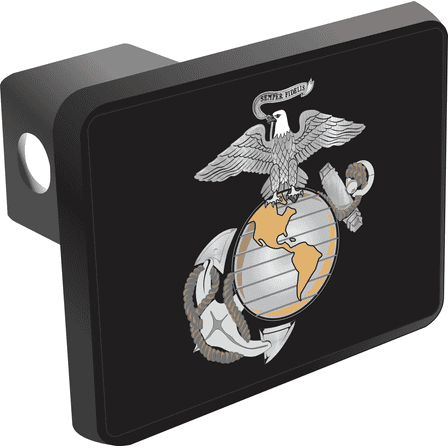 U.S. Marine Corps Officer Hat Badge Hitch Cover