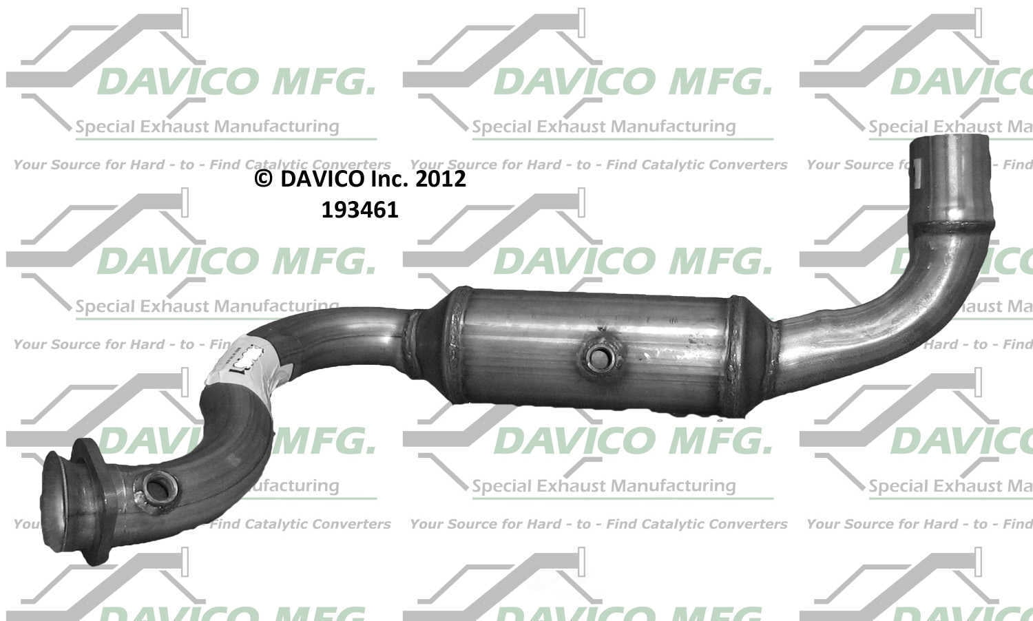 Davico Mfg 193461 Direct-Fit Catalytic Converter