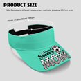 thumbnail image 4 of Chririnla Sun Visor Cap with Proud Soccer Mom Pattern, Golf Visor Hat for Outdoor Sports and Summer Activities, 4 of 4