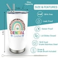 thumbnail image 4 of Dental Assistant Gifts for Women Men, Dental Assistant Appreciation Gifts, Dental Gifts for Dental Assistant, Dental Assistant Week Gifts, Dental Must Have Gifts, 20 oz Stainless Steel Tumbler, 4 of 6