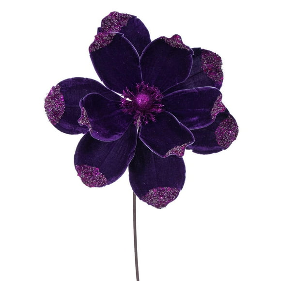 21.5" Plum Velvet Magnolia 13" Flw 4/Bag