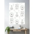 thumbnail image 2 of Witchcraft Poster Wall Art, Modern Wall Decor For Living Room Bedroom, 12x18 UNFRAMED, 2 of 3