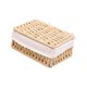 thumbnail image 5 of Organizador de gabinete con cesta de almacenamiento de escritorio/Contenedor de almacenamiento rectangular multifuncional/ Caqui L con Tapa, 5 of 9