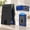 Carbon Blue, variant on ECP Wallet for Men, Minimalist Leather RFID Blocking Bifold Wallet, Cash Slot Pop‑Up Credit Card Holder, Holds 10‑12 Cards, Built‑in ID Window, Front Pocket Friendly, Practical Birthday Gifts for Men