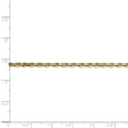 thumbnail image 1 of 10K Yellow Gold 2.25mm Diamond Cut Extra-Lite Rope Chain, 1 of 3
