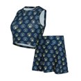 thumbnail image 3 of Women's-Concepts Sport  Navy Milwaukee Brewers Knit Tank Top & Skort Set, 3 of 5