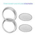 thumbnail image 3 of 4Set Sprouting Lids for Canning Jar Silver Round Rust-free Mesh Home Use, 3 of 8