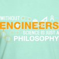 thumbnail image 3 of CafePress - Without Engineers T Shirt - Men's Fitted T-Shirt, 3 of 4