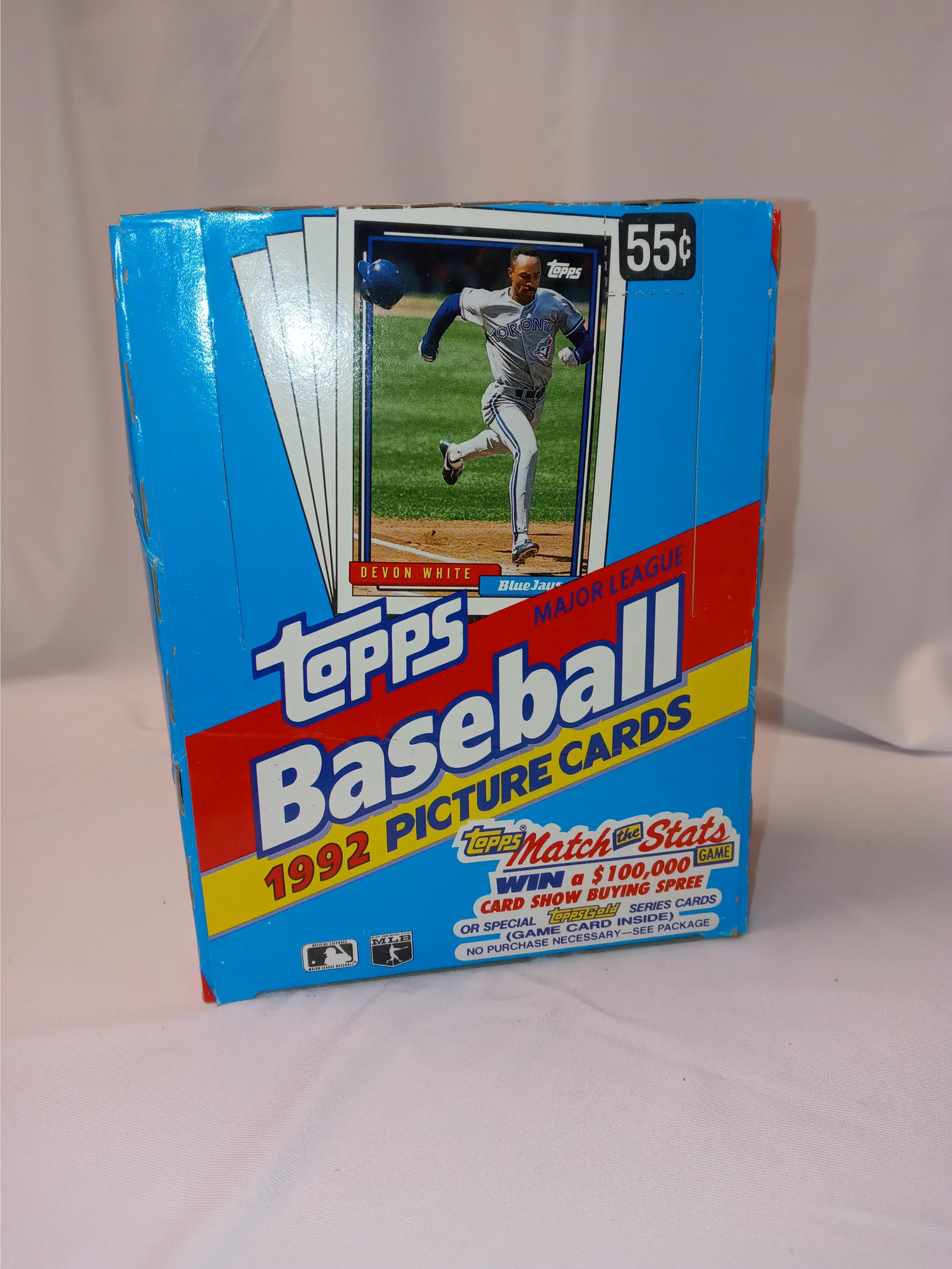 1992-topps-baseball-picture-cards-unopened-wax-box-walmart