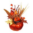 thumbnail image 2 of Calabazas artificiales Gloria Decoración de otoño calabaza de simulación rojo, 2 of 2