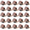 thumbnail image 1 of HOOWIFFY 25Ud Puntas Con Rosca Para Taco De Billar En Cuero Resistentes Y Livianas, Fáciles De Fijar Y Regalar, 1 of 8