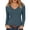 Navy, variant on gbyLJF Women's V Neck Layering Shirts Long Sleeve Slim Fit Thermal Undershirts Soft Comfortable Base Layer Top