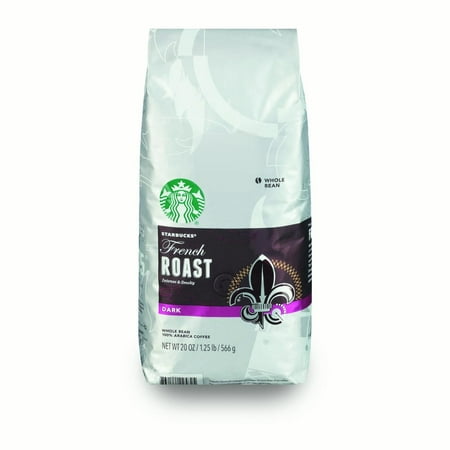 Starbucks French Roast Dark Roast Coffee, Whole Bean, 20-Ounce (Best Dark Roast Coffee Beans)