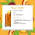 thumbnail image 2 of Monin - Peach Syrup, Fresh and Juicy Flavors, Great for Iced Teas, Lemonades, and Sodas, Non-GMO, Gluten-Free (750 ml, 25.4 fl.oz), 2 of 7