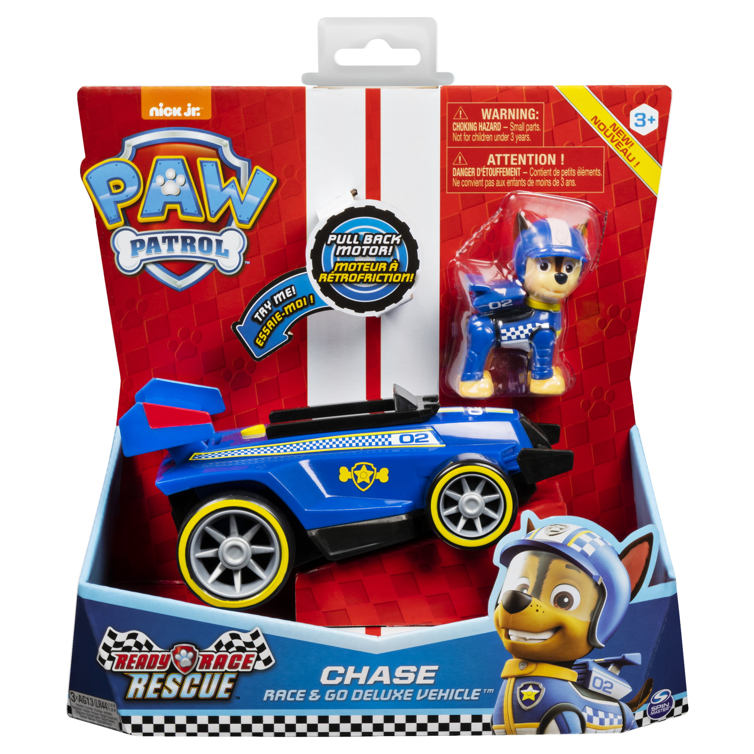 Details about   Paw Patrol Ready Race Rescue Marshall Race & Go Deluxe Vehicle w/ Sound RED Car 