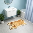thumbnail image 6 of Tuvgenk Absorbent Bathroom Floor Rugs Cute Funky Bathroom Mat Rugs Novelty Shaped Nonslip Animal Quick Dry 16 X 24 in, 6 of 6