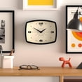 thumbnail image 3 of Reloj de pared JONES CLOCKS® Movie Retro 25,5 x 19,5 cm negro, 3 of 7