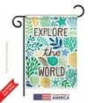 thumbnail image 2 of Breeze Decor BD-NA-G-107063-IP-BO-DS02-US 13 x 18.5 in. Explore The World Coastal - Everyday Nautical Impressions, Decorative Vertical Garden Flag, 2 of 4