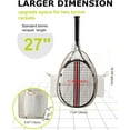 thumbnail image 4 of 17in Tennis Backpack for 2 Rackets & Gear, Sports Bag with Wet/Dry Compartment, Unisex Backpack for Men and Women, Ideal Gift for Tennis & Pickleball, 4 of 7