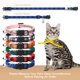 thumbnail image 5 of Collares para gatos Extodry Classic a cuadros con cascabeles de 15 a 23 cm de ajuste., 5 of 8