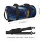 thumbnail image 2 of Balery Navy Blue Marble Bolsa de Gimnasio para Mujeres y Hombres, Bolsa de Viaje Impermeable, Bolsa de Fin de Semana con Compartimento para Zapatos y Bolsillo Húmedo, 2 of 6