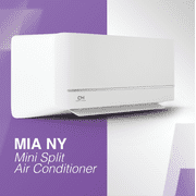 Cooper & Hunter 12000 BTU 115V Wall Mounted Mini Split Heat Pump Air Conditioner With 16ft Kit Cover 550 Sq Ft WiFi