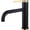 Black, variant on Brass Mixer Tap Modern Bathroom Faucet with Single Lever Aerator Hot and Cold Adjustable Ceramic Valves Basin Sink Tap for Hotel Toilet Kitchen Gold