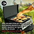 thumbnail image 7 of Royal Gourmet PD2300L Griddle Hard Cover with Rear Brackets for 24" Portable Grill Griddle for Outdoor Cooking, 7 of 7